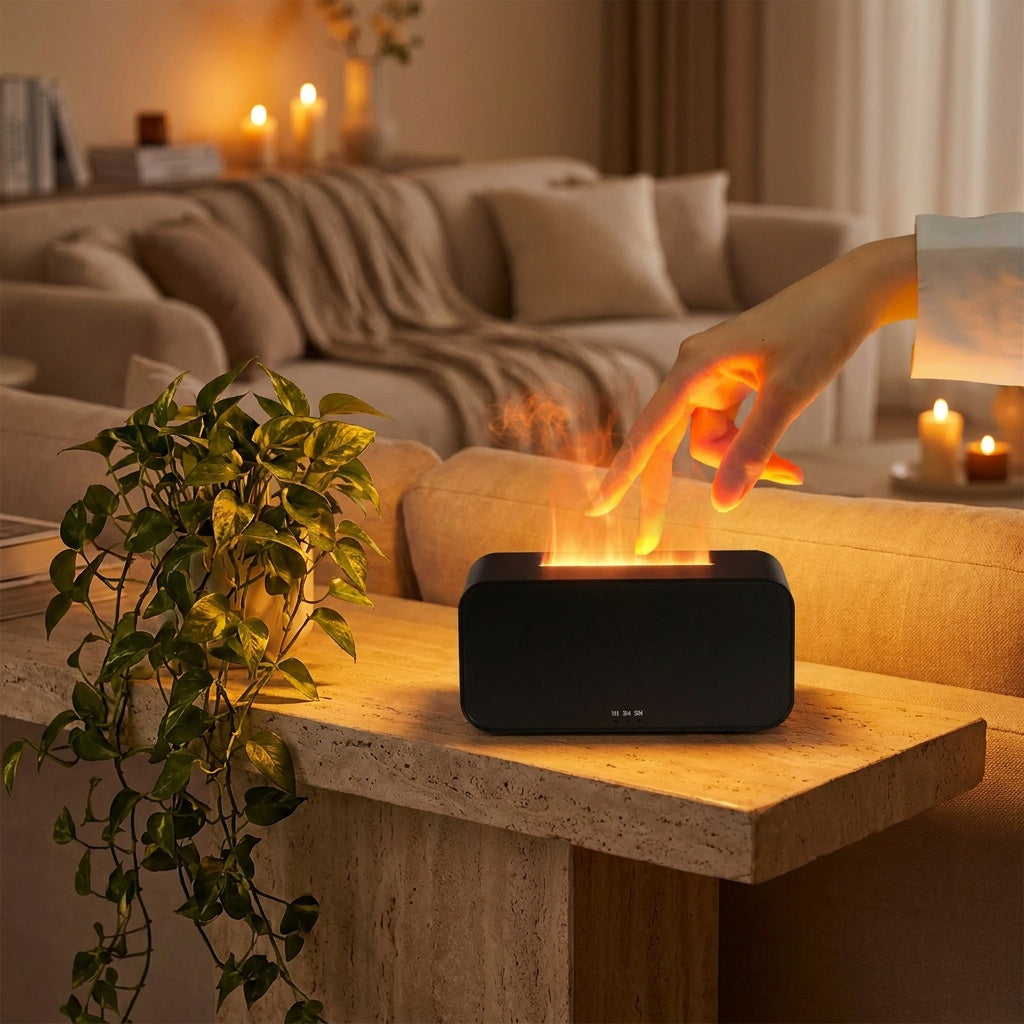 Futora Flame Diffuser in living room